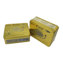 Gold Color Tin Box Packing Biscuit Cookie